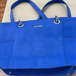Calvin Klein Royal Blue Shoulder Bag